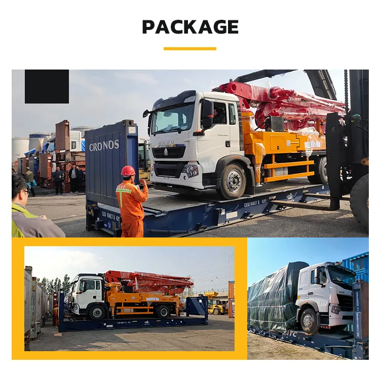 Concrete Boom Pump Mixer Truck Cement Mixer Pumping Mobile Truck Pump