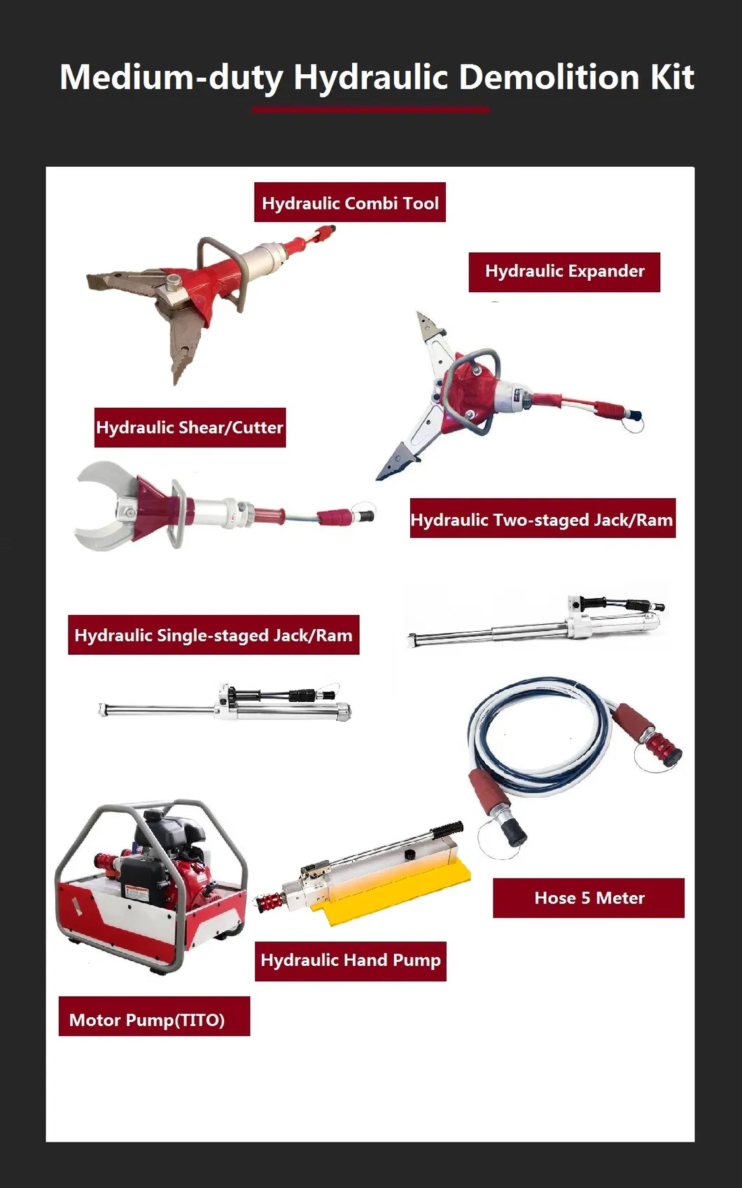 Prosper Emergency Rescue III/V Hydraulic Hand Pump BS-72