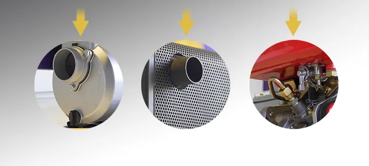 4 Inch 6 Inch 5HP Portable Diesel Engine Water Pump Set, 10 HP Farm Agricultural Irrigation Movable Water Pump