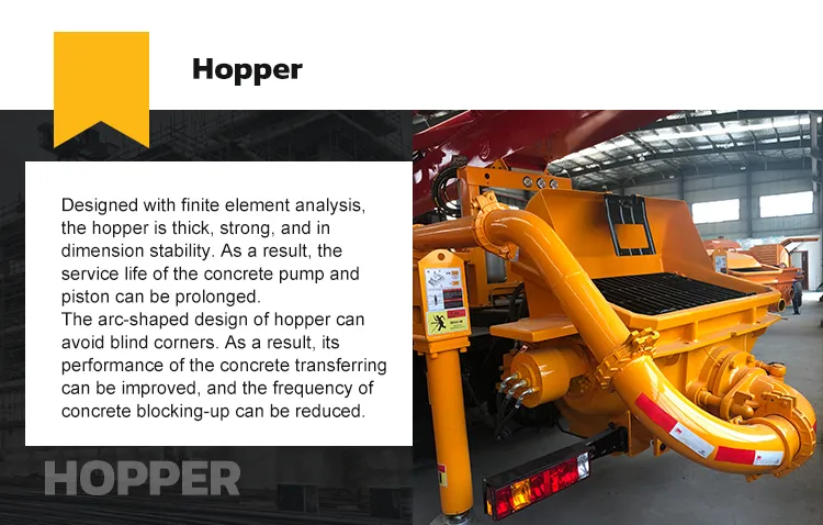 Concrete Boom Pump Mixer Truck Cement Mixer Pumping Mobile Truck Pump