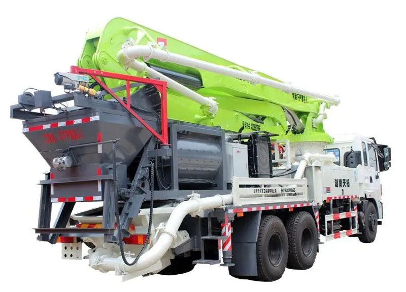 Concrete Boom Pump Mixer Truck Cement Mixer Pumping Mobile Truck Pump
