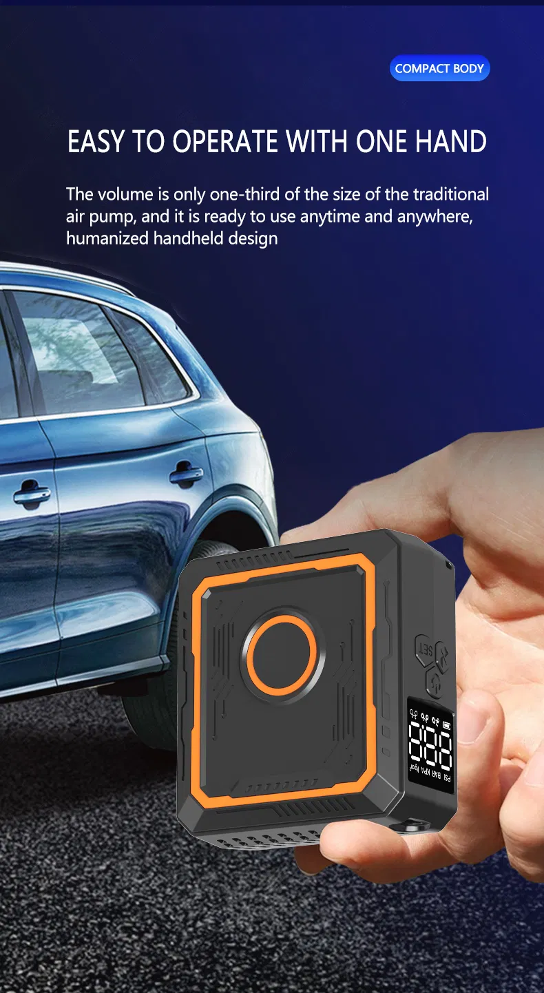 12V 150 Psi Car Air Pump Electrical Wireless Portable Digital Mini Air Compressor Emergency Use Tire Inflators