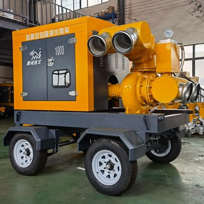 Flexible Use of Mobile Internal Combustion Engine Driven Vacuum Assisted Basement Drainage Pump