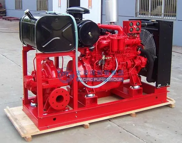 Horizontal or Vertical Fire Pump Set with Diesel or Electric Engine