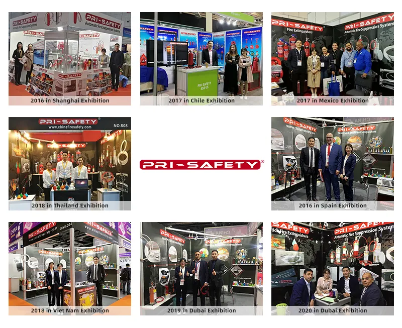 Fire Safety Equipment Affixed to Walls