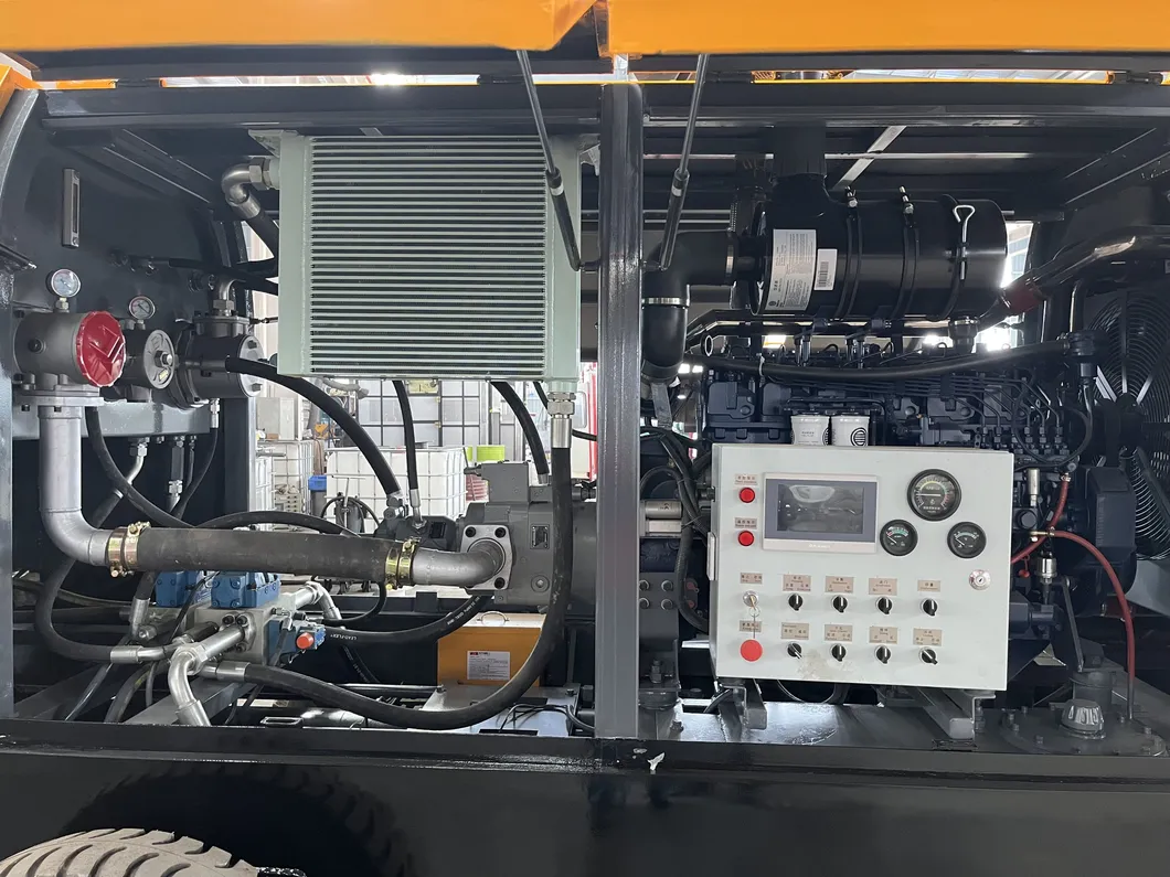 Mobile Hydraulic Trailer Mounted Concrete Pump Machine Diesel Engine Concrete Stationary Pumps for Sale