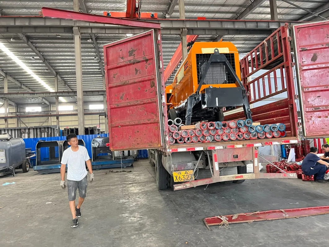 Mobile Hydraulic Trailer Mounted Concrete Pump Machine Diesel Engine Concrete Stationary Pumps for Sale