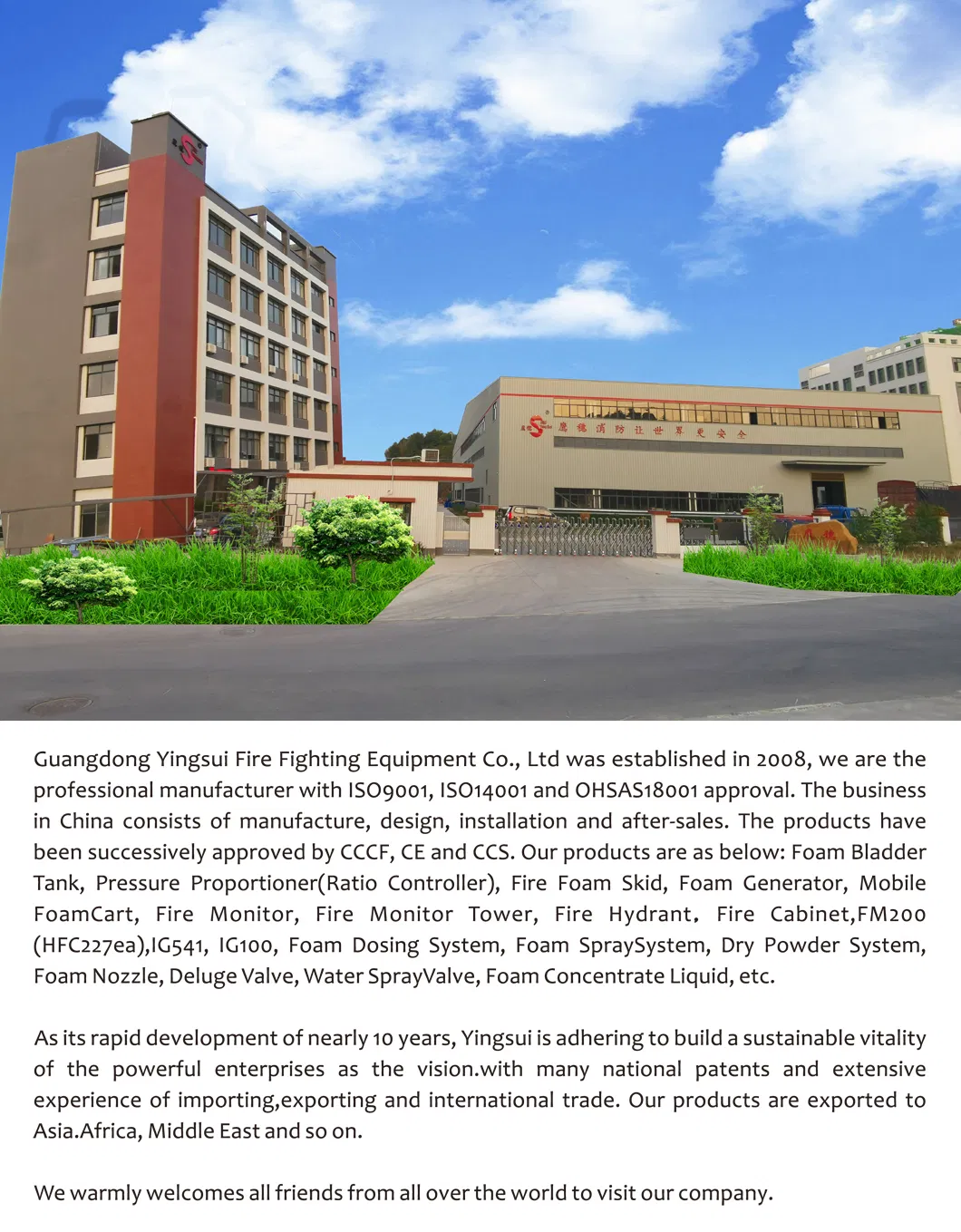 Fire Fighting Equipment Balanced Foam Proportioning Equipment Water and Electricity