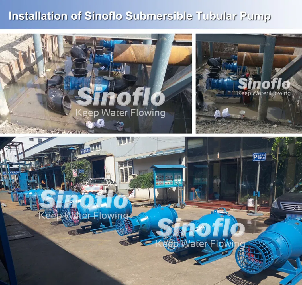 Floating High Flow Submersible Axial Flow Pond Water Transfer Pump