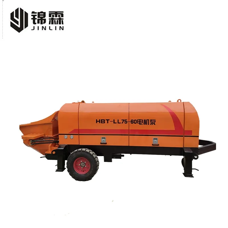 Portable Concrete Transfer Pump Diesel-Powered Concrete Transfer Pump