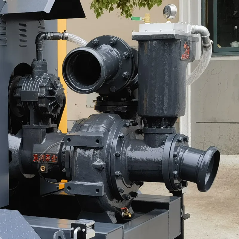 Intelligent High Suction Range Diesel Engine Vacuum Assisted Emergency Flood Control Pump, High Pressure Centrifugal Water Pump