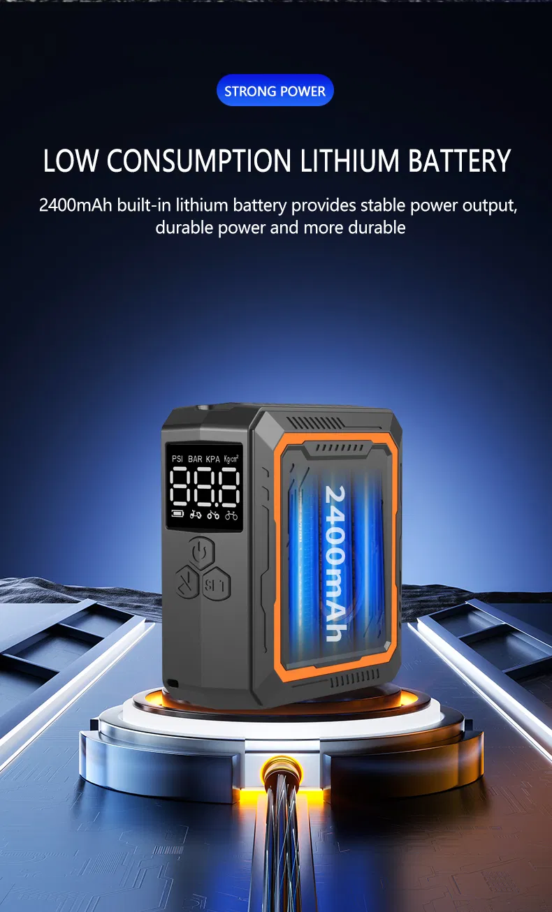 12V 150 Psi Car Air Pump Electrical Wireless Portable Digital Mini Air Compressor Emergency Use Tire Inflators