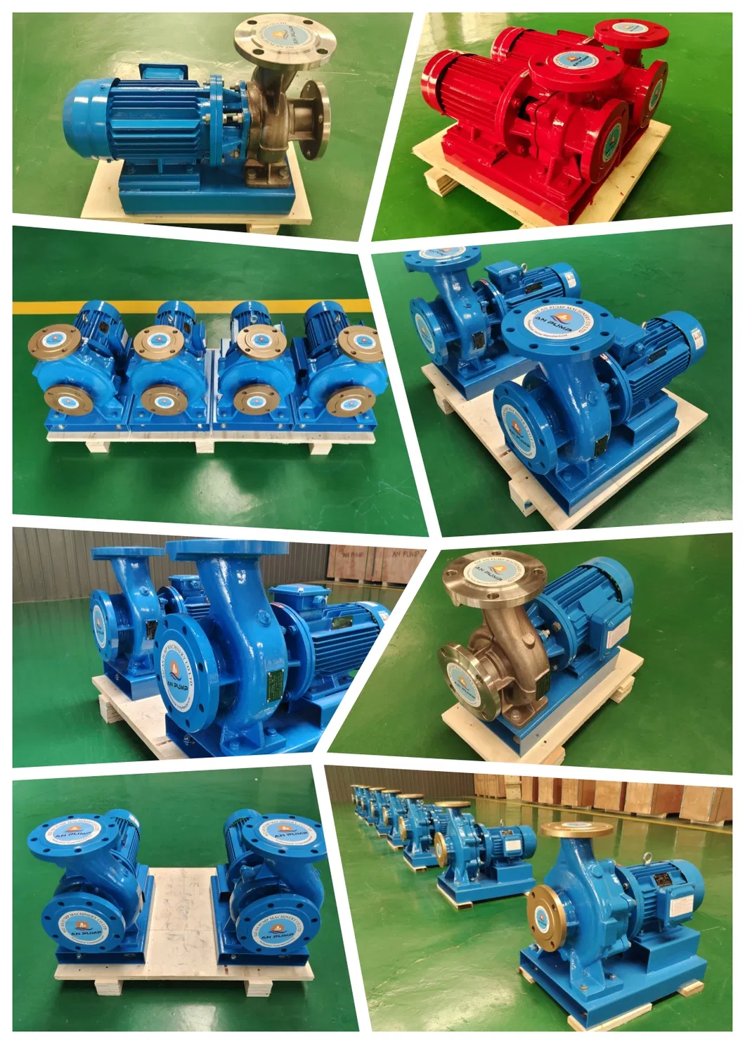 Long Life Horizontal Chemical Centrifugal Booster Fire Single Stage Water Seawater Pump