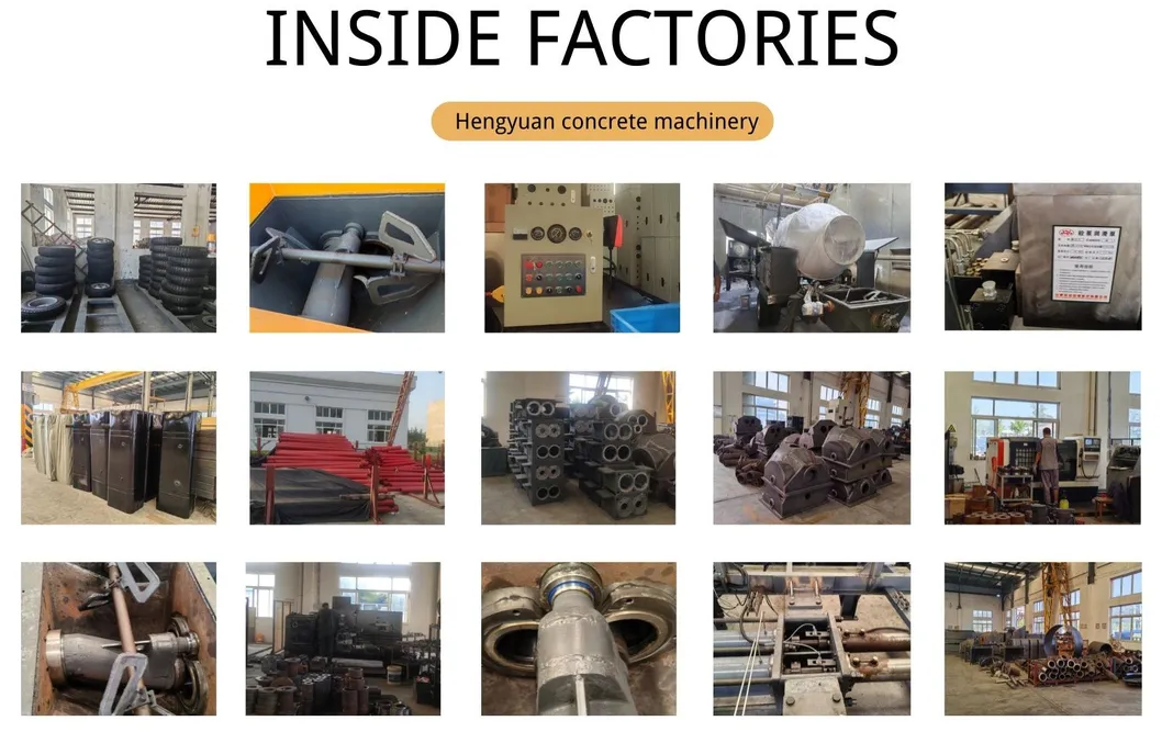 Jbts40 Diesel Mobile Concrete Mixer Pump Machine Reliable Performance for Construction