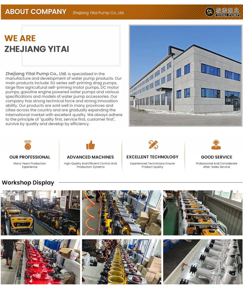 2.2kw Power Yt-Dsu-50 Fire Fighting Motor Water Pump