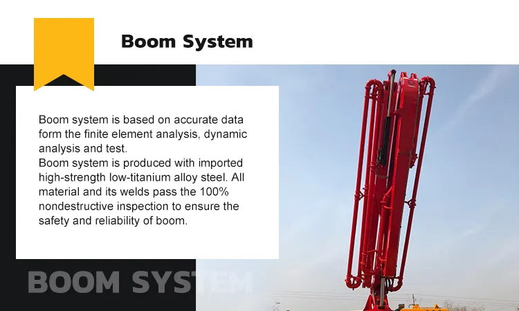 Concrete Boom Pump Mixer Truck Cement Mixer Pumping Mobile Truck Pump