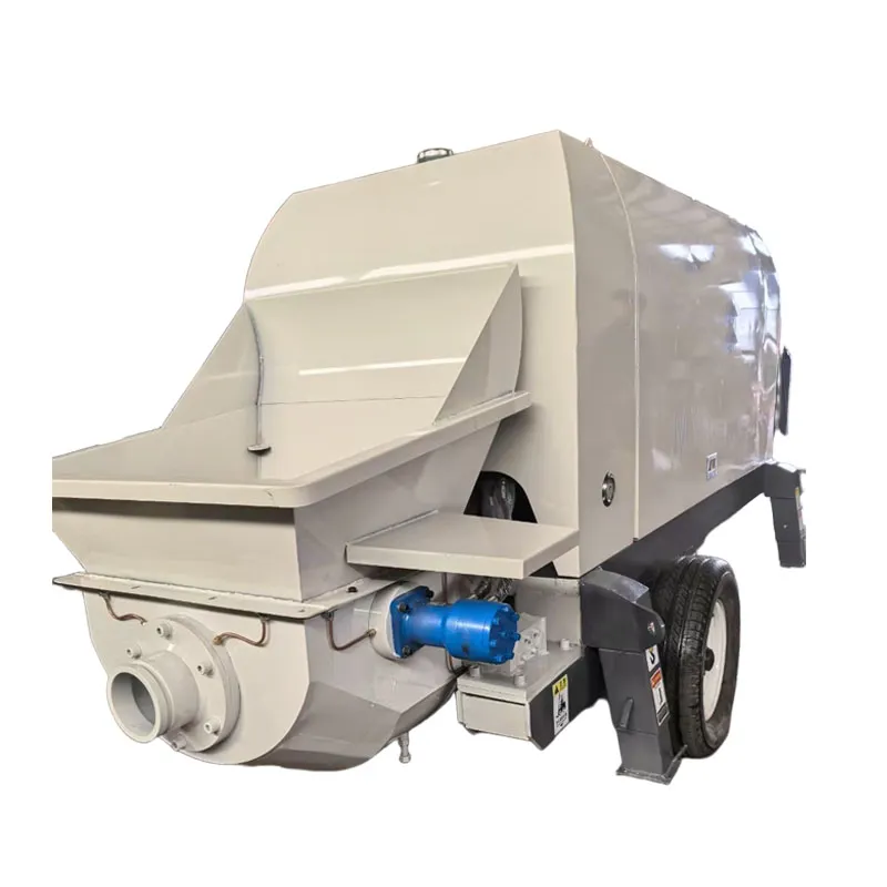Wholesale Small Mini Portable Trailer-Mounted 45kw Concrete Pump for Large Construction Sites