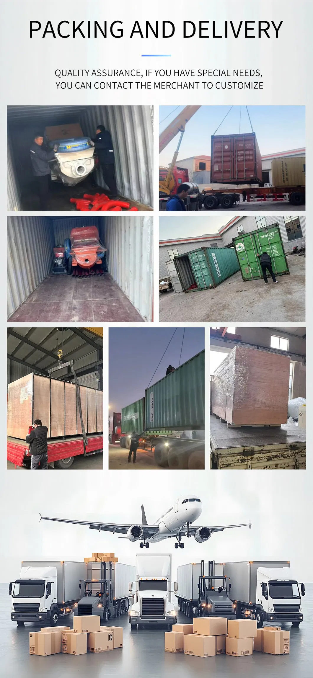 Portable Mobile Diesel Electric Trailer Mounted Mini Concrete Transfer Pump for Construction Projects