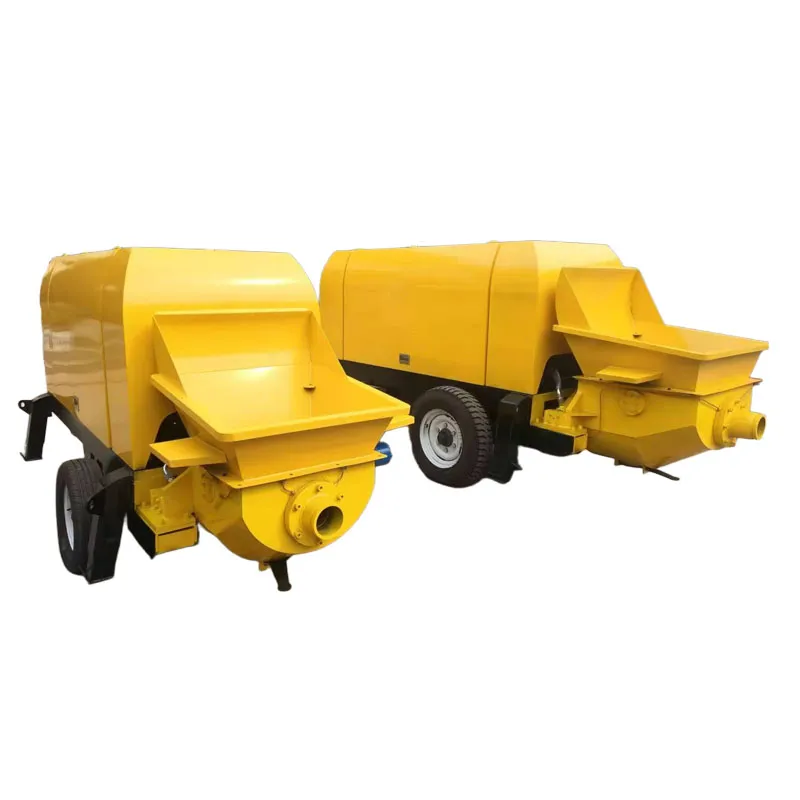 Wholesale Small Mini Portable Trailer-Mounted 45kw Concrete Pump for Large Construction Sites