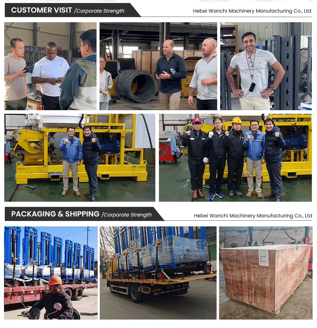 Mobile Compact Plunger Cement Concrete Pump for Road Slab Leveling Work