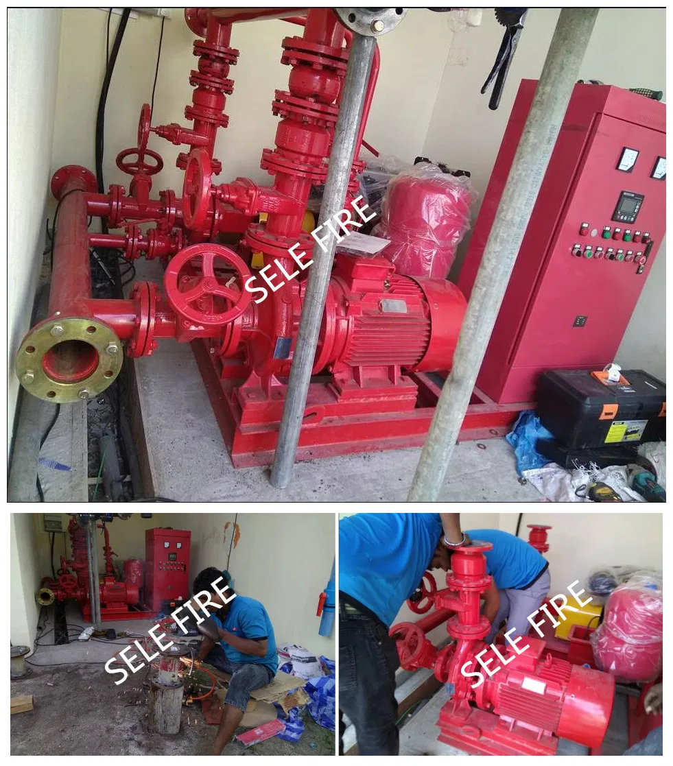 750gpm UL/FM Approved Fire Fighting System Diesel Jockey Fire Pump
