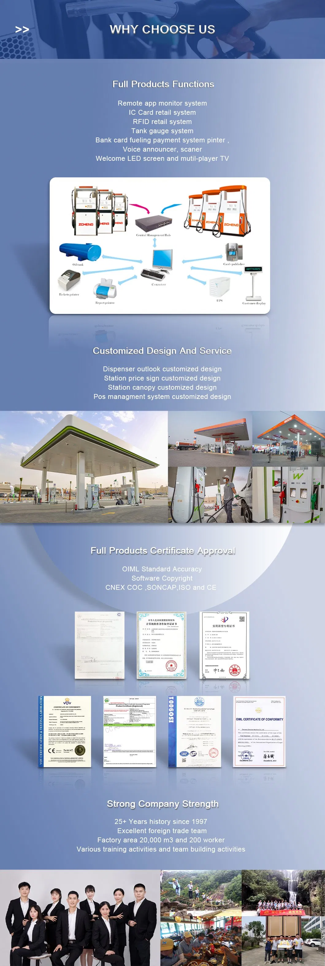 Skid Series 8000L 10000L 40000L Portable Gas Station Heavy Duty Gas Station Fuel Pump Container Gas Station