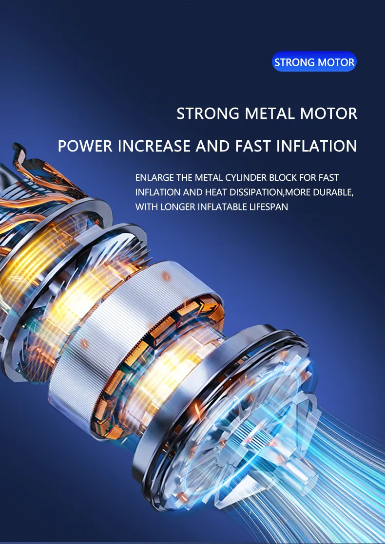 12V 150 Psi Car Air Pump Electrical Wireless Portable Digital Mini Air Compressor Emergency Use Tire Inflators