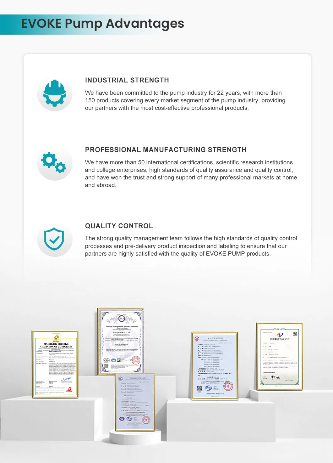 Esm Advanced Emergency Pump China Electric Pump Suppliers Evoke