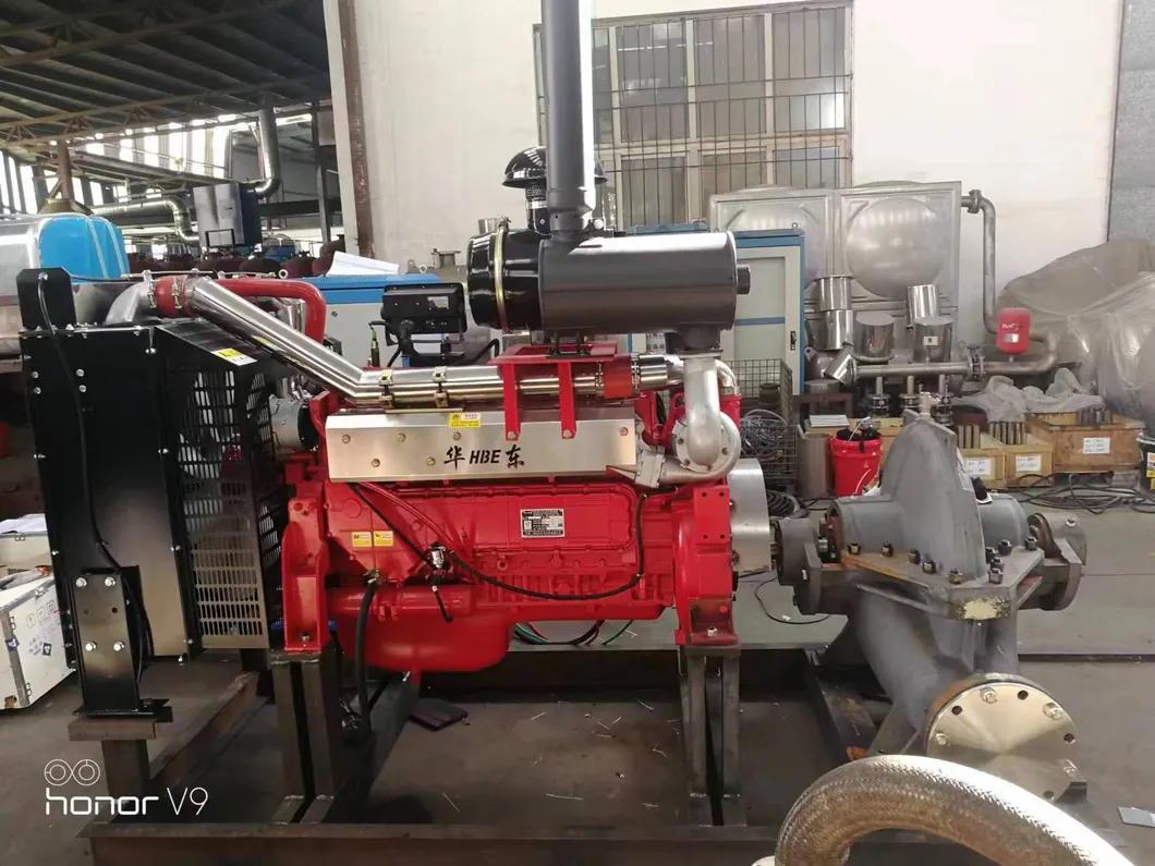 750 Gpm Horizontal Double Suction Fire Pump Fire Fighting Equipment