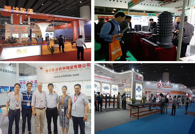 Sisic / Rbsic Silicon Carbide Desulphurization Tower Fire Equipmentre Fractory Material Spray Nozzle