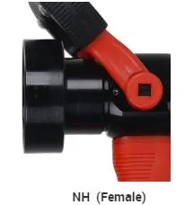 475lpm Select Flow Pistol Grip Fire Hose Nozzle Multifunction