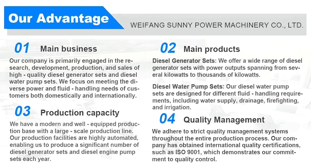 Good Quality High Vacuum Mobile Diesel Diesel Water Pump with High Flow