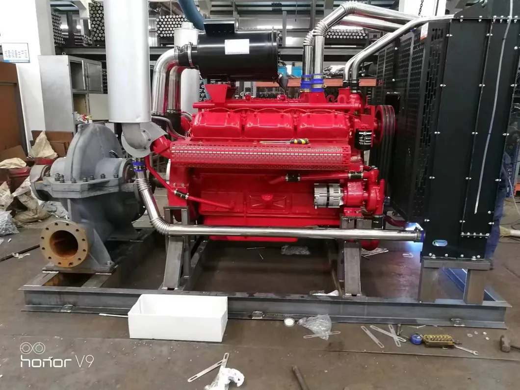 750 Gpm Horizontal Double Suction Fire Pump Fire Fighting Equipment