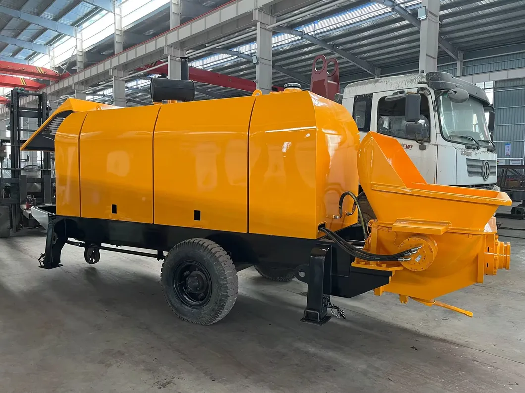 Mobile Hydraulic Trailer Mounted Concrete Pump Machine Diesel Engine Concrete Stationary Pumps for Sale