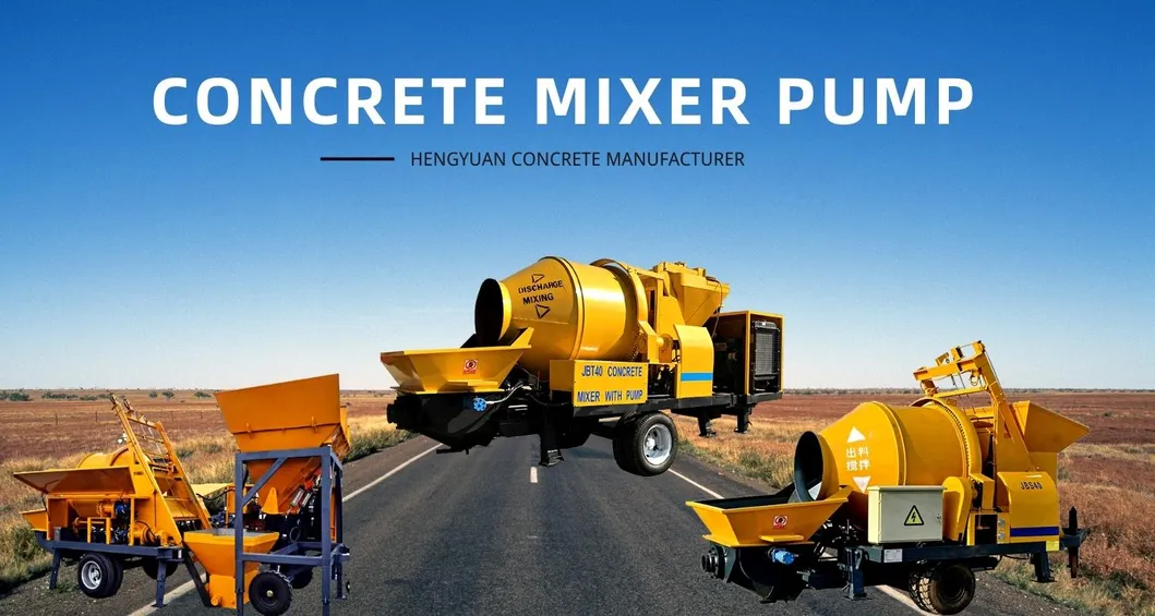 Jbts40 Diesel Mobile Concrete Mixer Pump Machine Reliable Performance for Construction