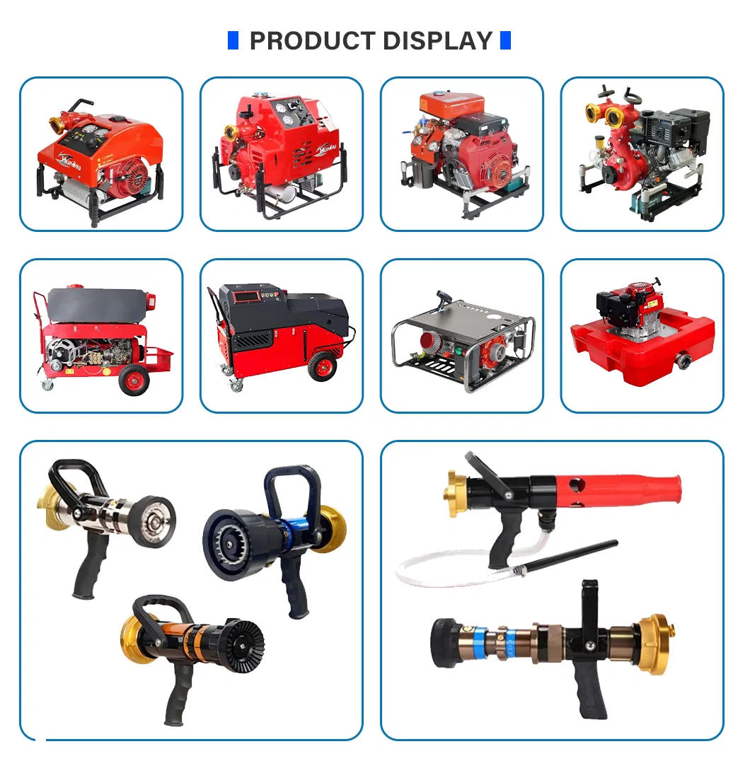 High-Quality Firefighters' Emergency Rescue Tools - Gasoline Engine Portable Fire Pump