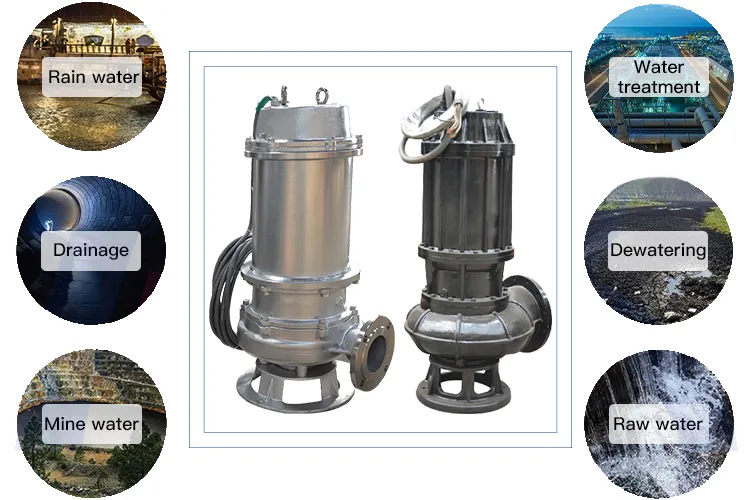 Portable Submersible Drainage Pump for Sewage Emergency Water Removal