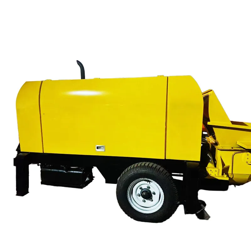 Wholesale Small Mini Portable Trailer-Mounted 45kw Concrete Pump for Large Construction Sites