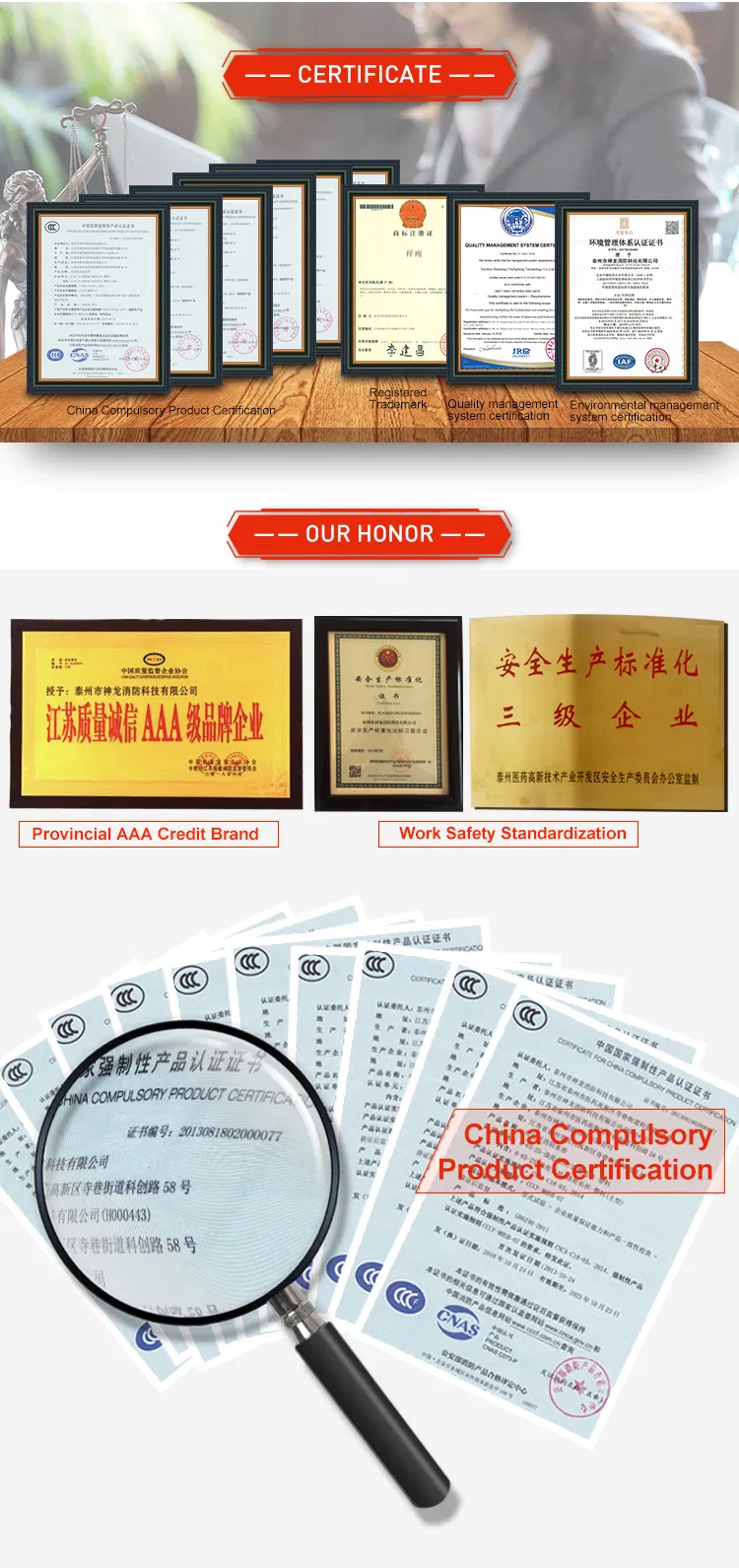 Twill Weaving Plug-in SL Carton/Pallet Fire Fighting Equipment Double Jacket