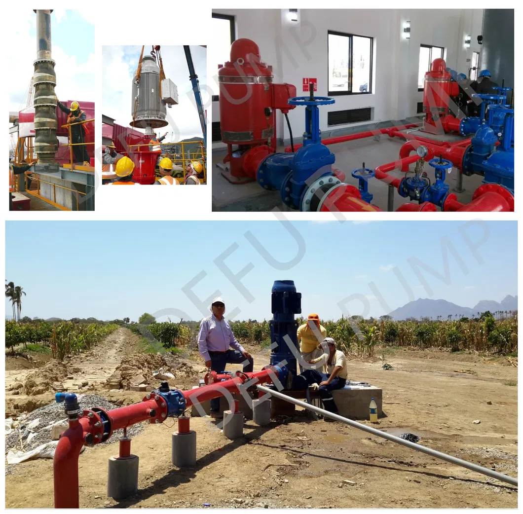 Engine Driven Diesel Fire Fighting Vertical Turbine Water Pump with Best Price