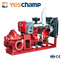 High Efficiency Fire Fighting Set with High Pressure Electric Diesel Multistage Pump