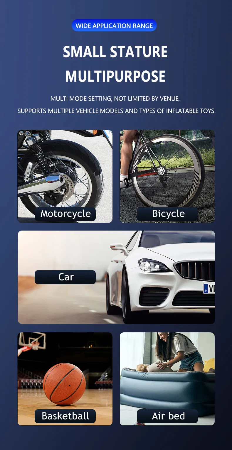 12V 150 Psi Car Air Pump Electrical Wireless Portable Digital Mini Air Compressor Emergency Use Tire Inflators