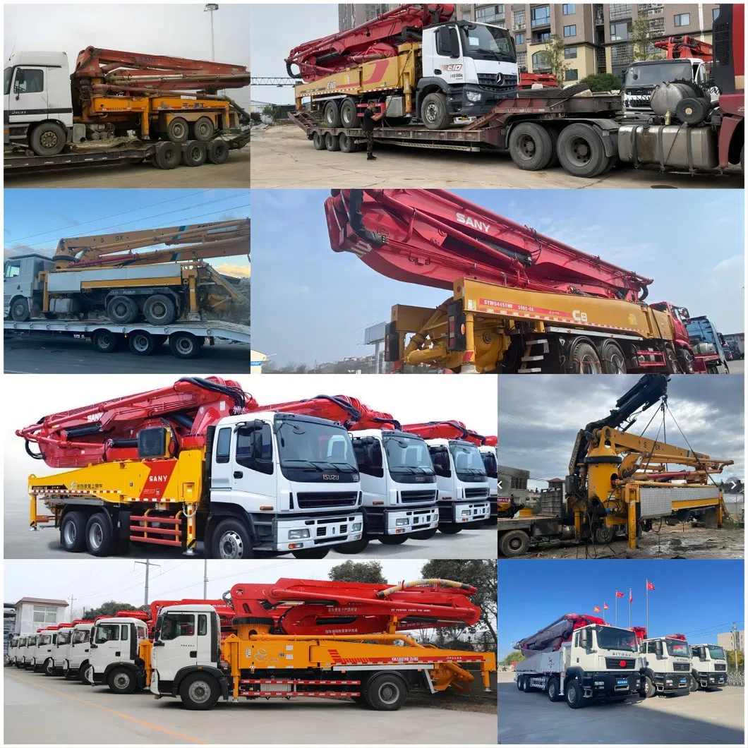 Used Concrete Pump Truck City Mobile Pumps Line Pumps Sy5143thbe