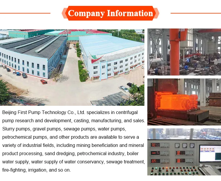 Long Life Horizontal Chemical Centrifugal Booster Fire Single Stage Water Seawater Pump