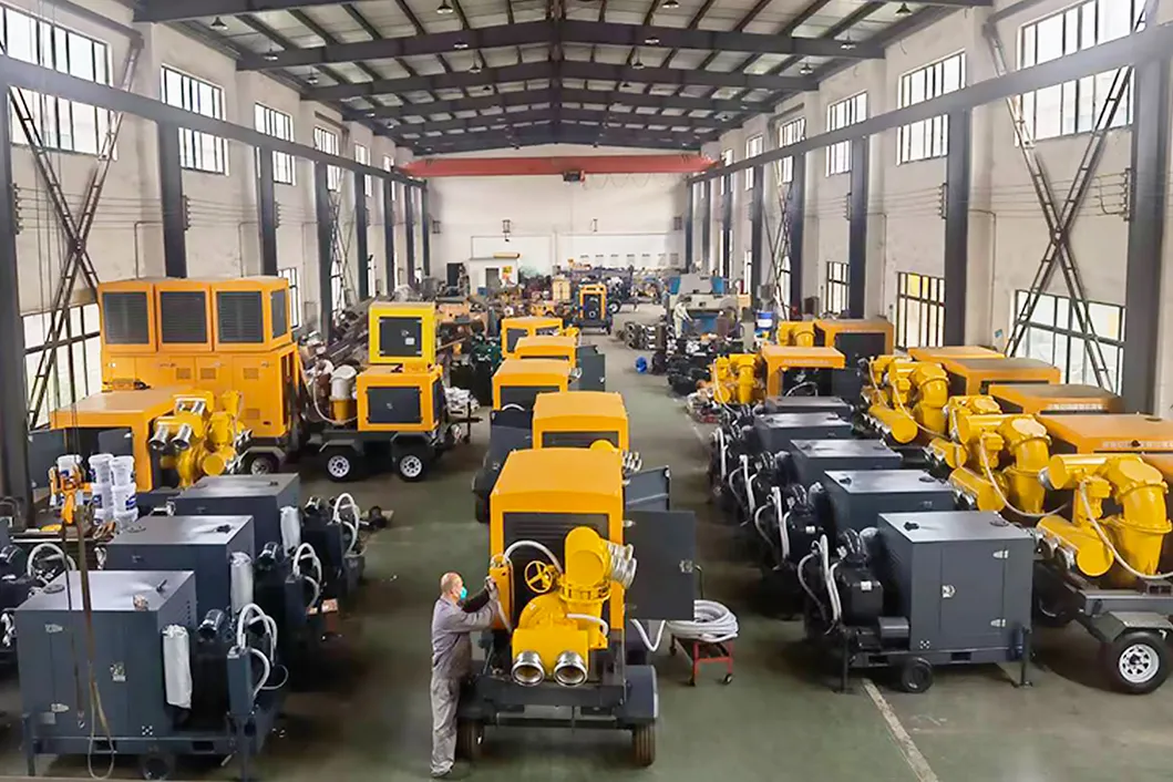 Intelligent High Suction Range Diesel Engine Vacuum Assisted Emergency Flood Control Pump, High Pressure Centrifugal Water Pump