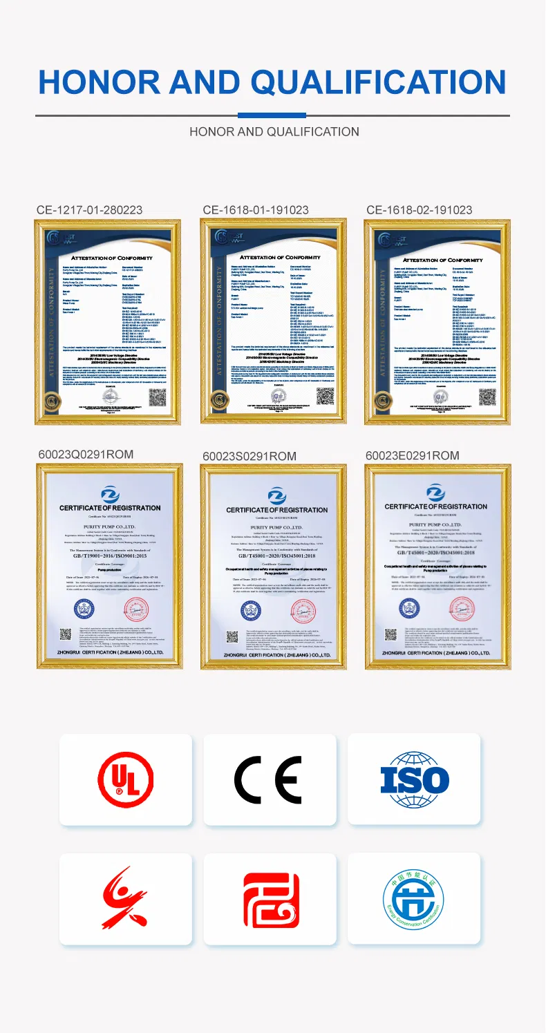 Purity 950gpm Diesel Driven Fire Fighting Water Pump Set for Emergency