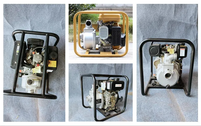 Portable Diesel Pump, 4-Inch, 6-Inch, 5HP Mobile Water Pump