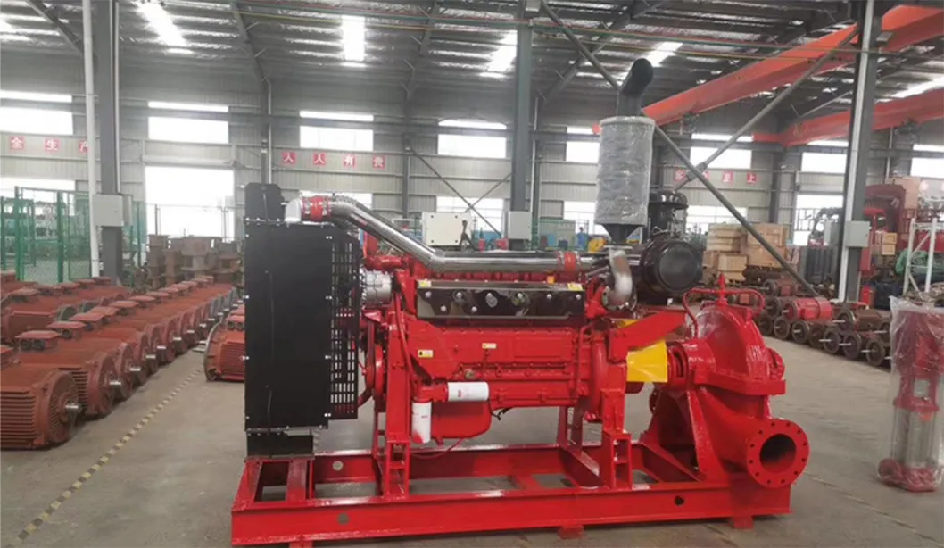 Diesel Engine Control Cabinet Integrated Emergency Fire Pump Flood Control and Drought Relief Pumping Large Flow Pump Set