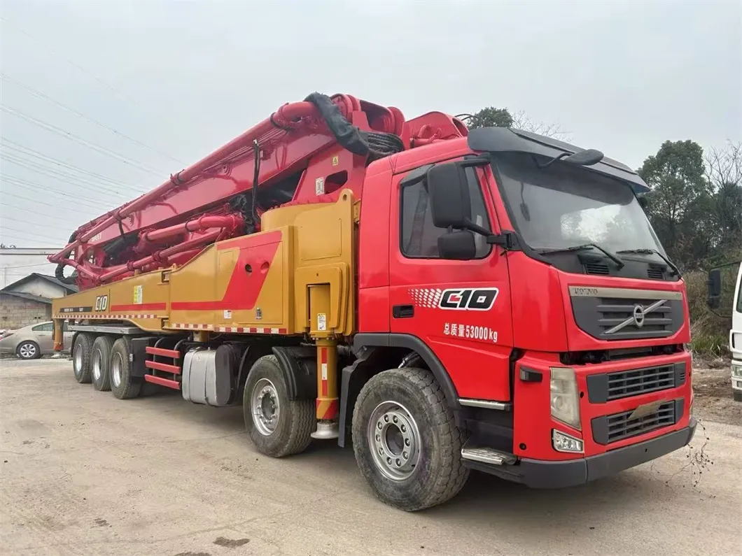 Sany Used Second Hand Small Mobile Truck Pipe Parts 65m 70m Boom Primer Price Concrete Pump for Sale