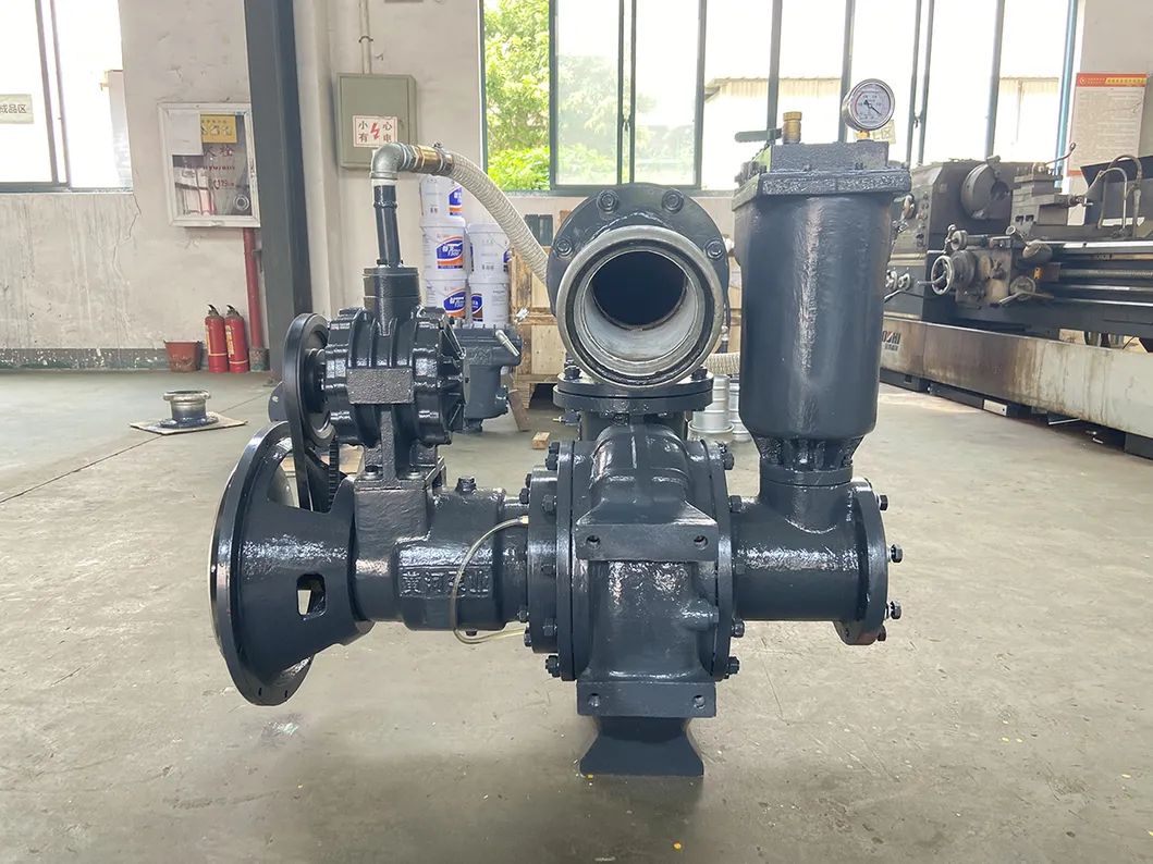 Portable Flood Prevention and Drainage Diesel Engine Self Suction Pump, Horizontal Large Displacement Drainage Pump